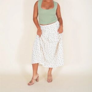 Molly Green Polina Maxi Floral Skirt